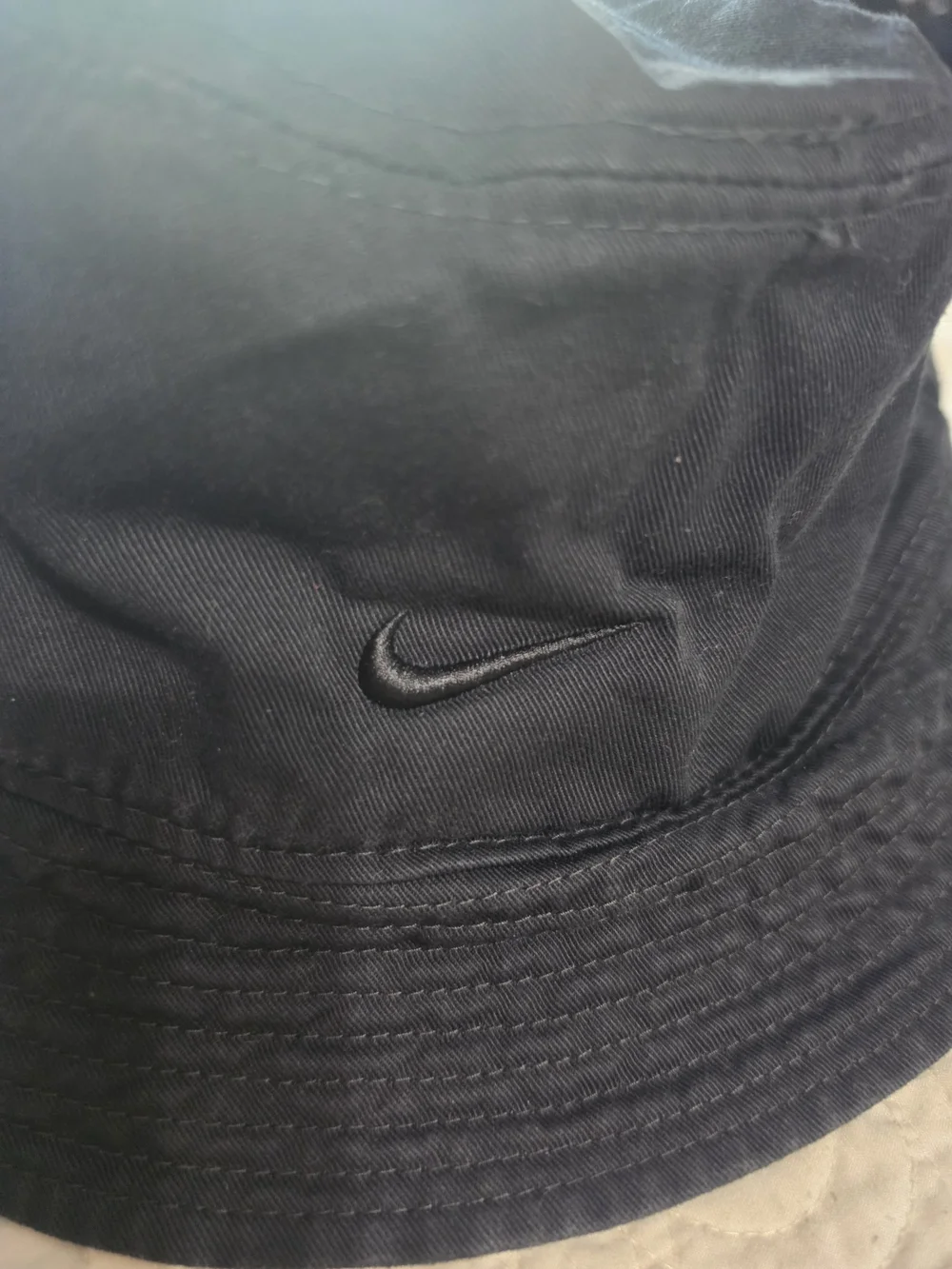 Nike Black Kids Embroidered Logo Bucket Hat